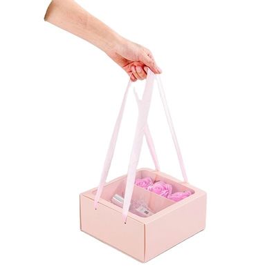 Artigiano regalo industriale bianco trasparente PVC cassetto finestrino pieghevole Giornata della mamma regalo carta confezione scatola