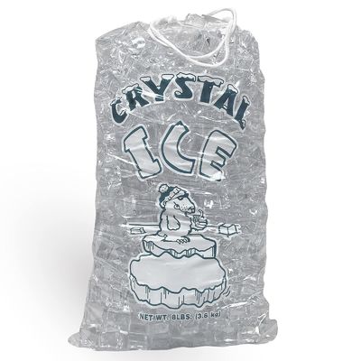 Congelatore di plastica Ice Cube Sacchetto di plastica personalizzato durevole riutilizzabile Mercantile sacchetti da 10 libbre
