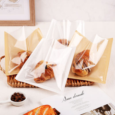 Cartone Kraft Pane E Snack Sigillazione Carta a prova d'olio Sandwich Toast Formaggio Sacchetto di confezione 2023