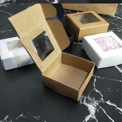 Carta artigianale quadrata trasparente accessorio carta bianca regalo regalo Stampaggio diretto e caldo