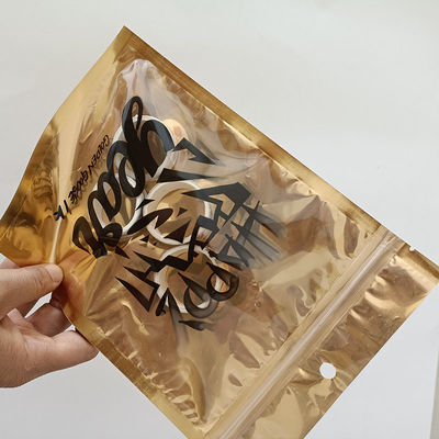 Sacchetto di plastica di alluminio a più strati stratificati con zip lock sacchetto Mylar spessore 0,08 mm