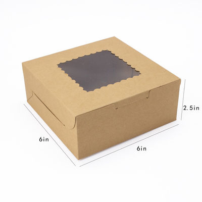 Presenta Cross Wide Craft Paper Cake Box per Snow Mei Niang Snow Crisp Small Cake