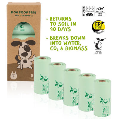 PBAT PLA Corn Starch Vest Style Bag per rifiuti compostabili in ambienti asettici