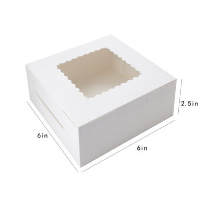 Presenta Cross Wide Craft Paper Cake Box per Snow Mei Niang Snow Crisp Small Cake