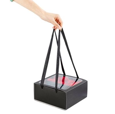 Artigiano regalo industriale bianco trasparente PVC cassetto finestrino pieghevole Giornata della mamma regalo carta confezione scatola