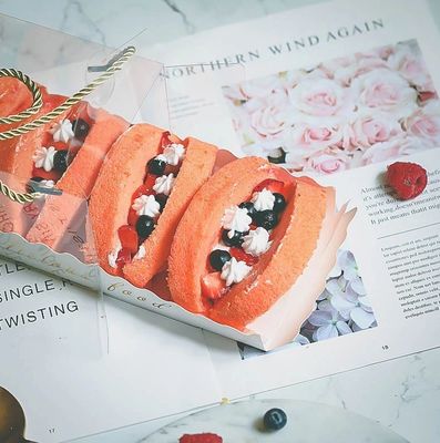 Acceptabile Logo del cliente Custom Print Pasticceria Box per ciambelle Sushi Torta Salsa piccante