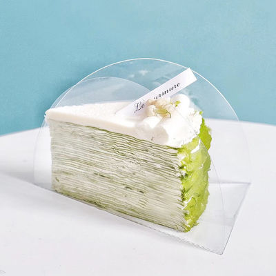 Materiale a pellicola PET per alimenti Scatola di torte per pane trasparente per piccoli dolci da matrimonio