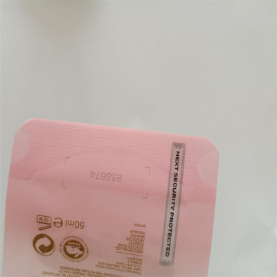 Imballaggio cosmetico a coperchio rotondo biodegradabile con borsa di scarico con marca personalizzata