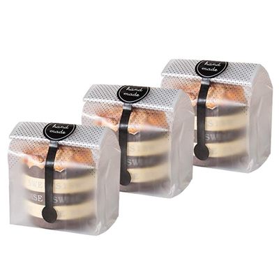 Piccolo sacchetto di imballaggio del pane da forno con sacchetto a prova di umidità personalizzato e stand up