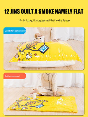 Comodo sacchetto pieghevole per coperte per viaggi e organizzazione domestica Materiale in PVC