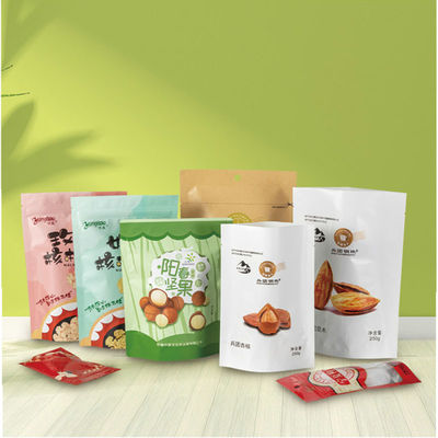 Materiale di qualità alimentare Sacchetti di imballaggio alimentare personalizzati in vari stili, dimensioni e colori