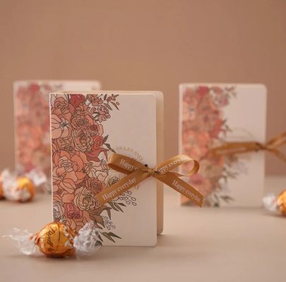 Bastoni regalo personalizzato artigianato scatole di nozze come scatole di cioccolato e rose quadrate
