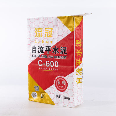 20kg 25kg 40kg 50kg Sacchetto di cemento a mortaio secco con carta kraft multipareti a colori personalizzati