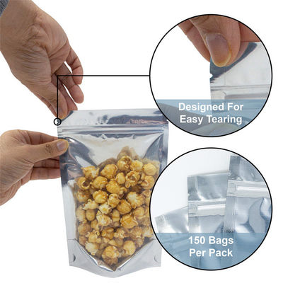 Conveniente sacchetto a zip a prova di odore da 6x9 pollici per altri alimenti in materiale Mylar