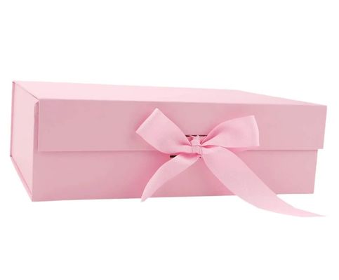 Eleganti scatole di imballaggio in carta personalizzate con nastro a colori variabili e sigillo magnetico