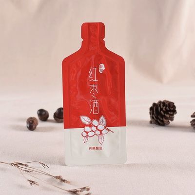 Disegno gratuito Sacchetto di imballaggio in foglio di alluminio per liquidi su ordinazione personalizzata