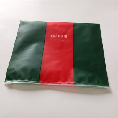 Pvc biodegradabile impermeabile con sacchetto di plastica ziplock organizzatore di stoccaggio per maniglia di sigillamento