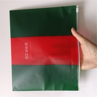 Pvc biodegradabile impermeabile con sacchetto di plastica ziplock organizzatore di stoccaggio per maniglia di sigillamento