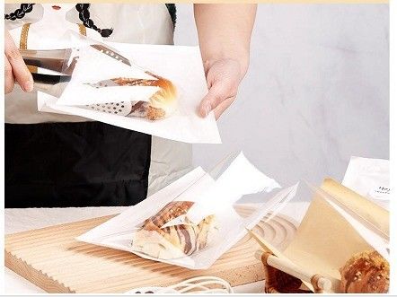 Cartone Kraft Pane E Snack Sigillazione Carta a prova d'olio Sandwich Toast Formaggio Sacchetto di confezione 2023