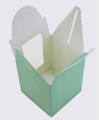 Scatole di imballaggio quadrate per regali cartacei Spot 4/6 pollici scatole di torta di compleanno portatili