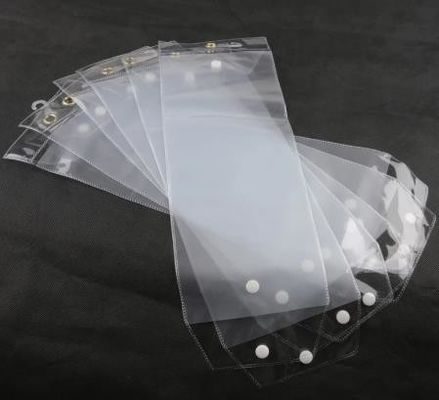 Imballaggio in plastica trasparente in PVC per estensione dei capelli con logo personalizzato per cosmetici