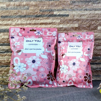 Borsa a chiusura zip personalizzata per biancheria intima divertente Pantaloni lucidi Calze di seta Abbigliamento imballaggio