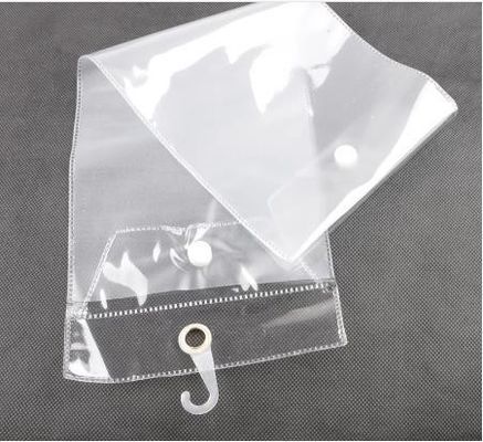 Imballaggio in plastica trasparente in PVC per estensione dei capelli con logo personalizzato per cosmetici