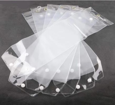 Imballaggio in plastica trasparente in PVC per estensione dei capelli con logo personalizzato per cosmetici