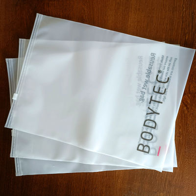 Sacchetto olografico Mylar per imballaggi per abbigliamento trasparenti in struttura di materiale PE