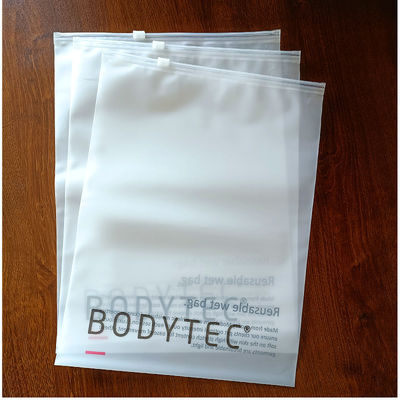 Sacchetto olografico Mylar per imballaggi per abbigliamento trasparenti in struttura di materiale PE