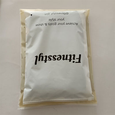 Maniglia di sigillamento Zipper Top Sacchetto di plastica ghiacciata per imballaggi di abbigliamento in tessuti ecologici