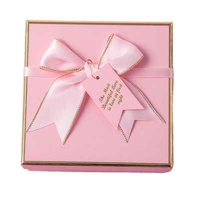 Luxury Pink Magnet Cover Dress Cartone Con Folding Magnetic Seal Gift Box