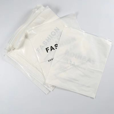 Borsa di plastica non scivolosa con cerniera