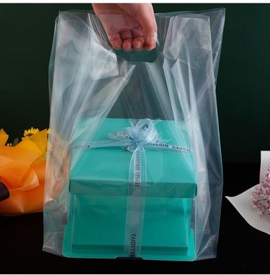 Struttura del materiale di plastica Dimensioni personalizzate Sacchetto Tote accettato per l'imballaggio di insalata