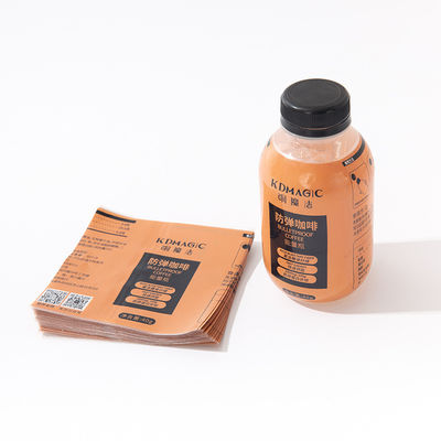 2023 Arrivo Compostabile Plastic Wrap Packaging Custom Logo Sticker con film restrittivo
