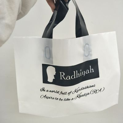 Prodotti di tendenza Logo personalizzato Stampa PE Sacchetto di plastica con logo