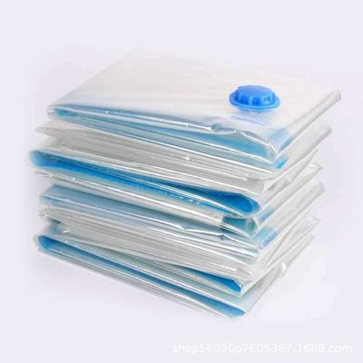 Busta di compressione al vuoto in plastica PE per coperte, abbigliamento e valvola di aspirazione dell'aria