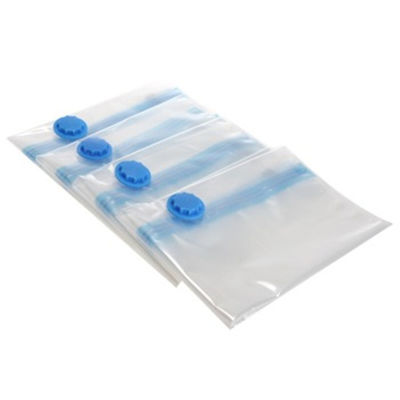 Busta di compressione al vuoto in plastica PE per coperte, abbigliamento e valvola di aspirazione dell'aria