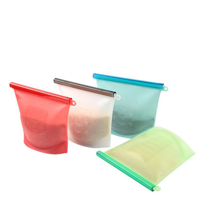 Customized Logo cucina borsa di silicone per bambini snack set di stoccaggio riutilizzabile di qualità alimentare