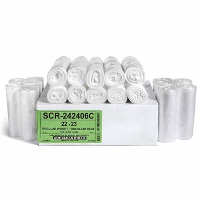 Forza di trazione Forza di trazione Sacchetto di plastica per rifiuti in colore bianco