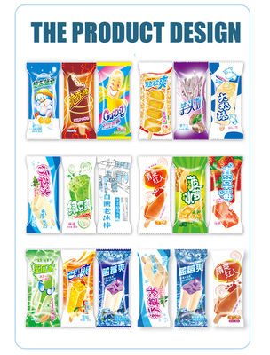 Fogli di plastica stampati su misura per l' imballaggio dei gelati