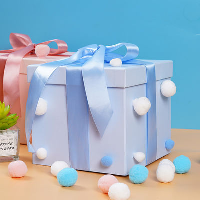 Customizze End Boutique Luxury Paper Gift Box Con Capo a Nastro per il Natale di compleanno