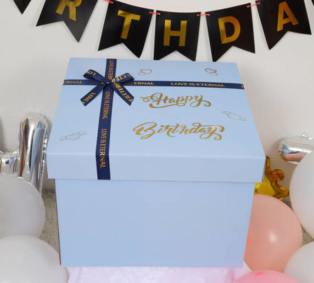 Customizze End Boutique Luxury Paper Gift Box Con Capo a Nastro per il Natale di compleanno