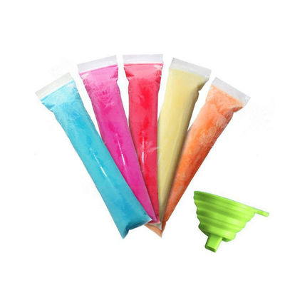 Imballaggio di ghiaccio di plastica stampato su misura per gelati congelati trasparenti