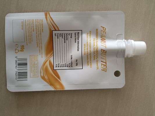 0.15MM Spessore marrone Mylar 90g Fogli di alluminio Busta per imballaggio di purè di frutta