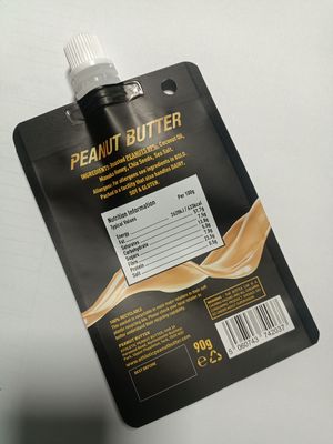 0.15MM Spessore marrone Mylar 90g Fogli di alluminio Busta per imballaggio di purè di frutta
