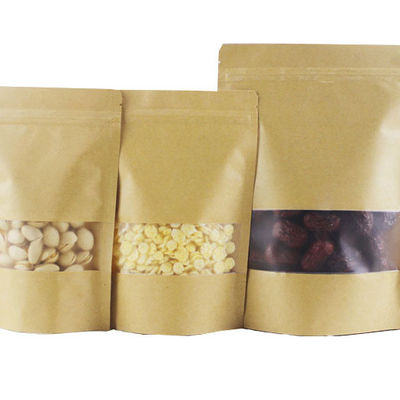 Confezione alimentare Pasticceria Sacchetto di carta kraft con design personalizzato per finestre e ecologico