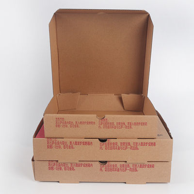 Scatole a fessura 9 pollici cartone ondulato monouso scatola da pranzo per la cottura e takeaway