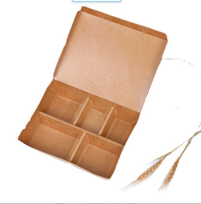 Contenitore di carta artigianale stampato per cibo sushi confezioni giapponesi slim da portare via usa e getta