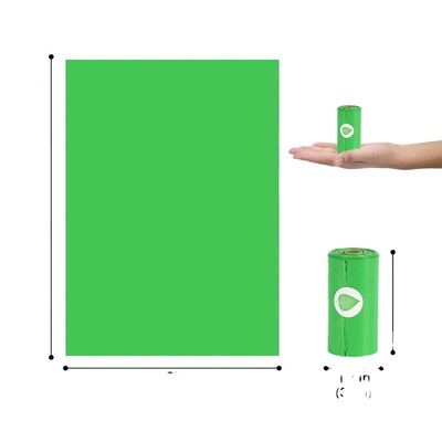 Unita' Roll Pet Dog Cat POP Sacchetto di spazzatura in plastica degradabile per materiali ecologici e sanitari